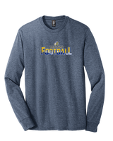 Whiteford HS Football Splatter - Tri-Blend Long Sleeve