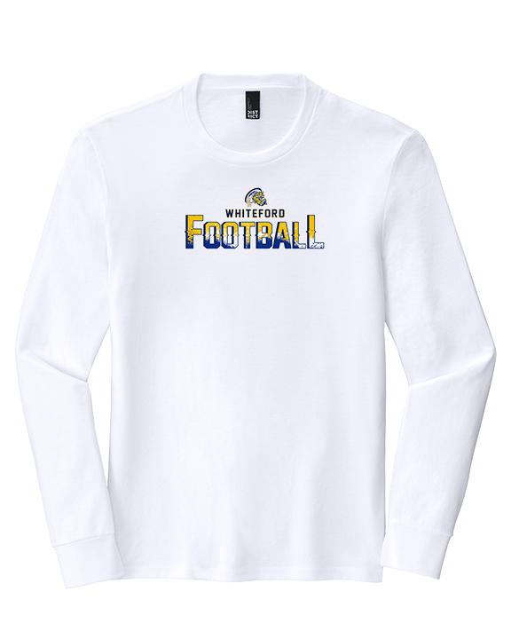 Whiteford HS Football Splatter - Tri-Blend Long Sleeve