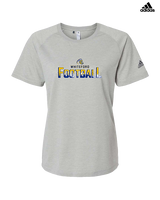 Whiteford HS Football Splatter - Womens Adidas Performance Shirt