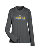 Whiteford HS Football Splatter - Womens Performance Longsleeve