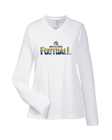 Whiteford HS Football Splatter - Womens Performance Longsleeve