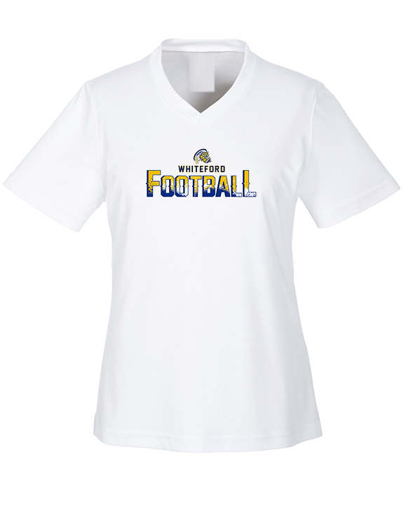 Whiteford HS Football Splatter - Womens Performance Shirt