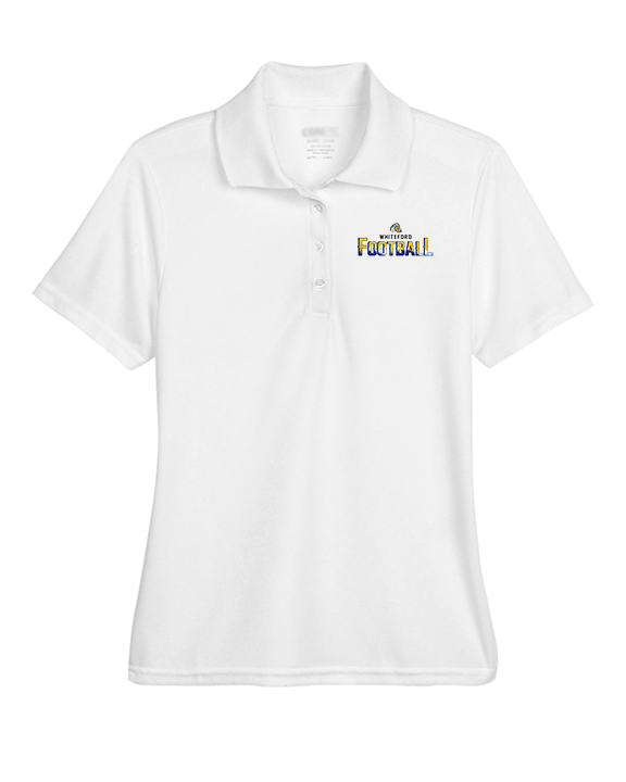 Whiteford HS Football Splatter - Womens Polo