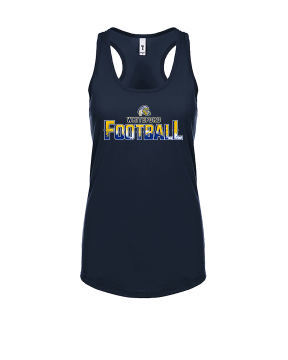 Whiteford HS Football Splatter - Womens Tank Top