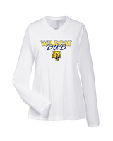 Will C Wood HS Football Dad - Womens Performance Longsleeve