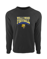 Will C Wood HS Football Football - Crewneck Sweatshirt