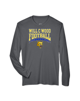 Will C Wood HS Football Football - Performance Longsleeve