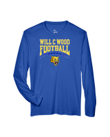 Will C Wood HS Football Football - Performance Longsleeve