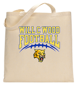 Will C Wood HS Football Football - Tote