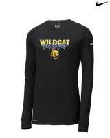 Will C Wood HS Football Mom - Mens Nike Longsleeve