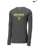 Will C Wood HS Football Mom - Mens Nike Longsleeve
