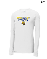 Will C Wood HS Football Mom - Mens Nike Longsleeve