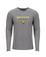 Will C Wood HS Football Mom - Tri-Blend Long Sleeve