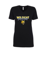Will C Wood HS Football Mom - Womens Vneck