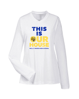 Will C Wood HS Football TIOH - Womens Performance Longsleeve