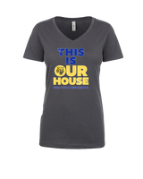 Will C Wood HS Football TIOH - Womens Vneck