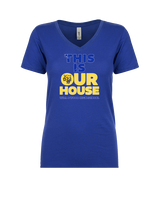 Will C Wood HS Football TIOH - Womens Vneck