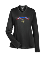 Williams Valley HS Football Laces - Womens Performance Longsleeve