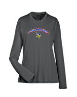 Williams Valley HS Football Laces - Womens Performance Longsleeve