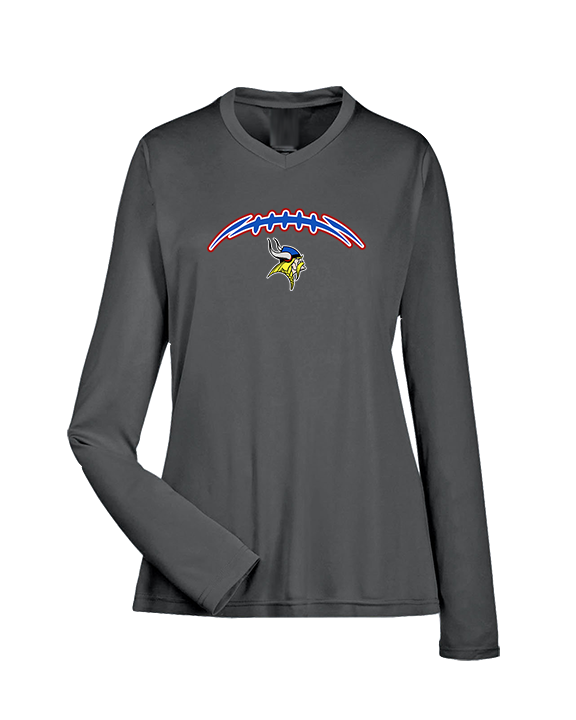 Williams Valley HS Football Laces - Womens Performance Longsleeve