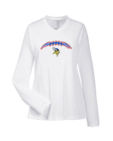 Williams Valley HS Football Laces - Womens Performance Longsleeve