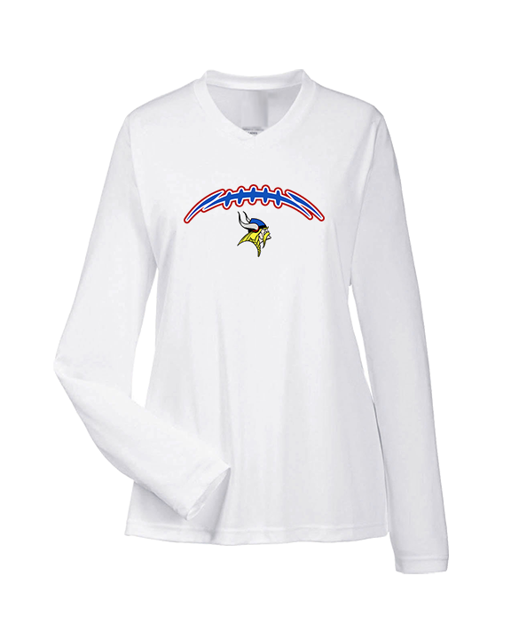 Williams Valley HS Football Laces - Womens Performance Longsleeve