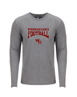 Wiregrass Ranch HS Football Football - Tri-Blend Long Sleeve