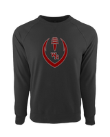 Wiregrass Ranch HS Football Full Football - Crewneck Sweatshirt