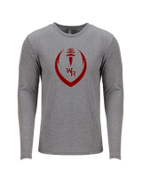Wiregrass Ranch HS Football Full Football - Tri-Blend Long Sleeve