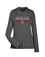 Wiregrass Ranch HS Football Nation 2 - Womens Performance Longsleeve