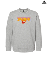 Woodbridge HS Wrestling Border - Mens Adidas Crewneck