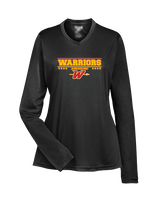Woodbridge HS Wrestling Border - Womens Performance Longsleeve