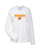 Woodbridge HS Wrestling Border - Womens Performance Longsleeve