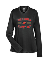 Woodbridge HS Wrestling Curve - Womens Performance Longsleeve