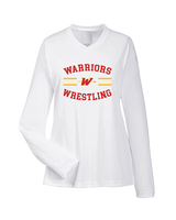 Woodbridge HS Wrestling Curve - Womens Performance Longsleeve