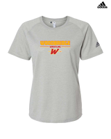 Woodbridge HS Wrestling Keen - Womens Adidas Performance Shirt
