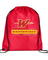 Woodbridge HS Wrestling Logo - Drawstring Bag