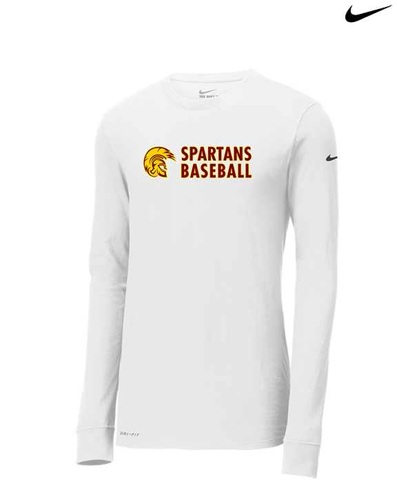 Wyoming Valley West HS Baseball Basic - Mens Nike Longsleeve