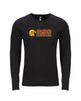 Wyoming Valley West HS Baseball Basic - Tri-Blend Long Sleeve