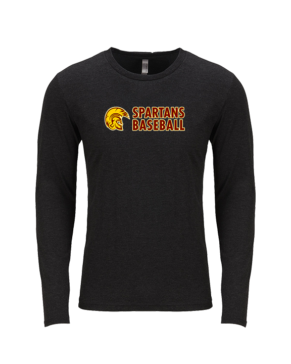 Wyoming Valley West HS Baseball Basic - Tri-Blend Long Sleeve