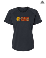 Wyoming Valley West HS Baseball Basic - Womens Adidas Performance Shirt