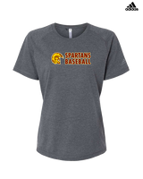 Wyoming Valley West HS Baseball Basic - Womens Adidas Performance Shirt