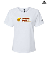 Wyoming Valley West HS Baseball Basic - Womens Adidas Performance Shirt