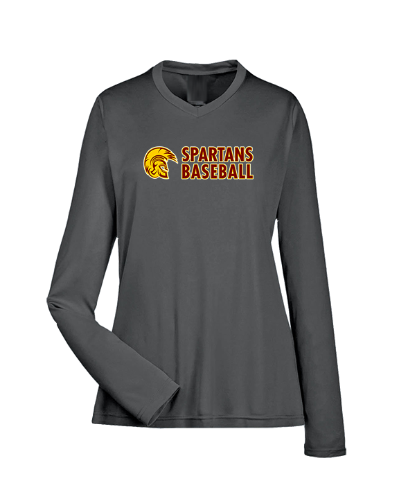 Wyoming Valley West HS Baseball Basic - Womens Performance Longsleeve