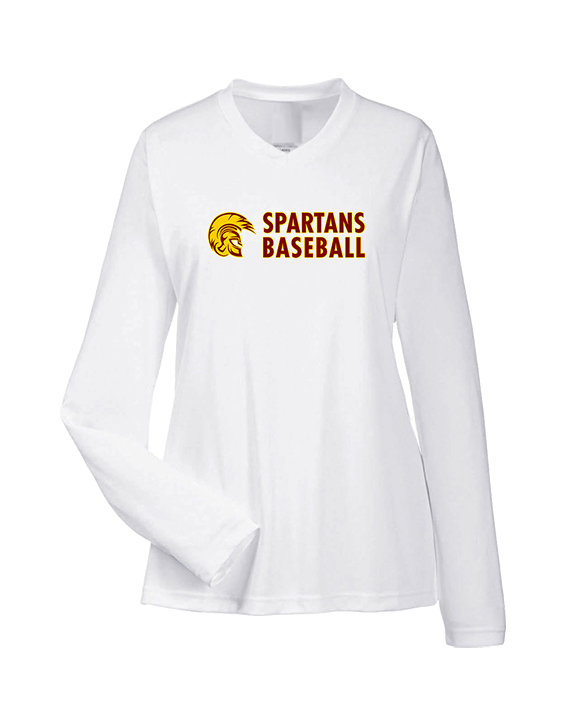 Wyoming Valley West HS Baseball Basic - Womens Performance Longsleeve