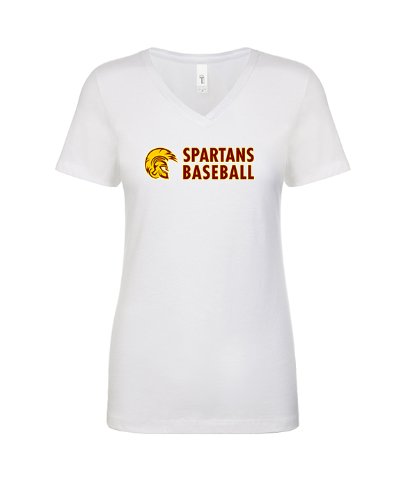 Wyoming Valley West HS Baseball Basic - Womens Vneck