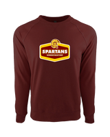 Wyoming Valley West HS Baseball Board - Crewneck Sweatshirt