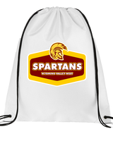 Wyoming Valley West HS Baseball Board - Drawstring Bag