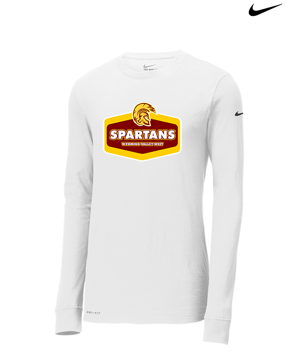 Wyoming Valley West HS Baseball Board - Mens Nike Longsleeve