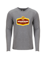 Wyoming Valley West HS Baseball Board - Tri-Blend Long Sleeve
